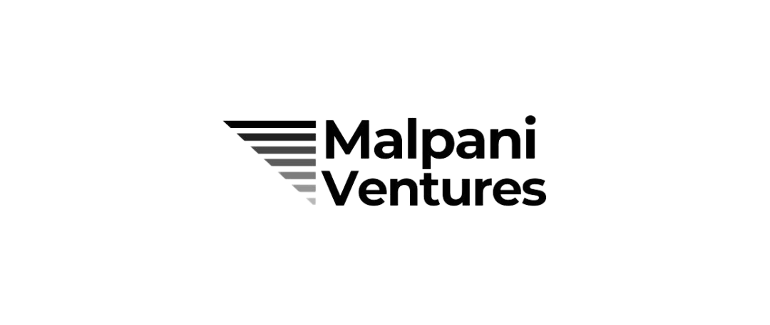 Malabani ventures logo on a green background showcasing their expertise in businesses and Ai.