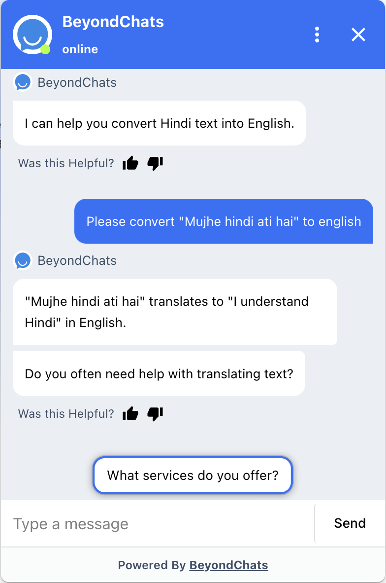 Can AI chatbots help to improve my English?: Improve english with Beyondchats