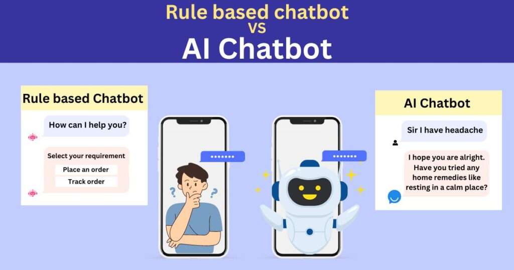 What is the advantage of using an AI chatbot over a rule-based chatbot? Is AI chatbot actually different from a rule based chatbot?
