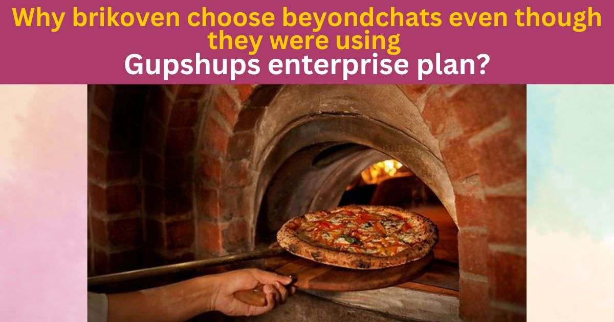 Why pizza websites need an AI Chatbot? Read why Brikoven shifted from Gupshuo