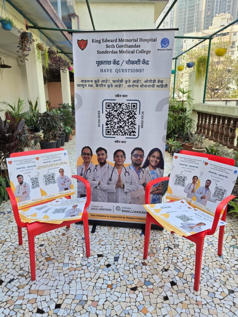 KEM Hospital Improves Patient Experience 6 Beyondchats in partnership with KEM
