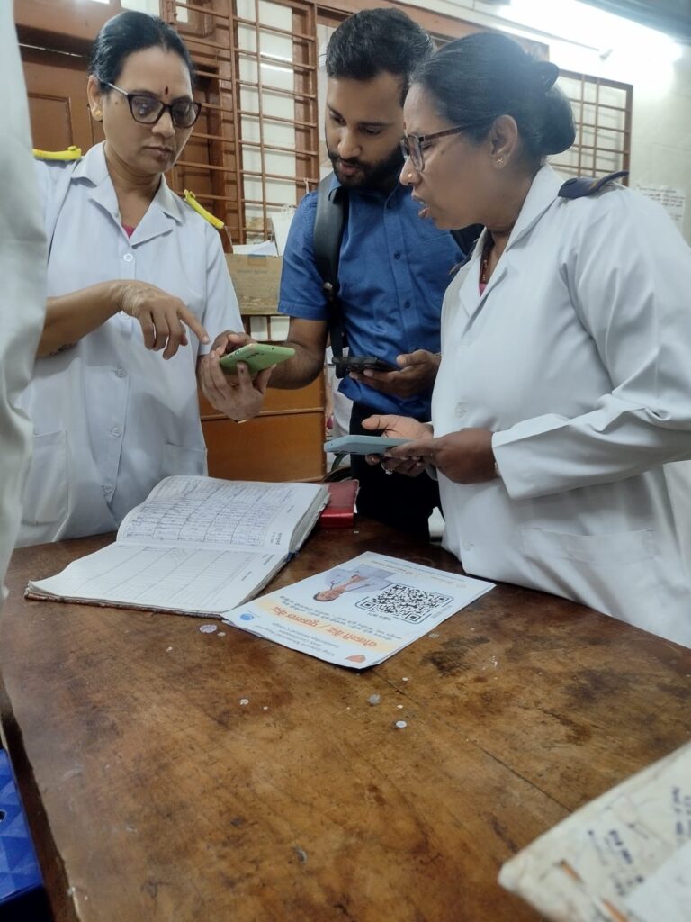 KEM Hospital Improves Patient Experience 5 Nursing staff at KEM being introduced to Beyondchats AI chatbot