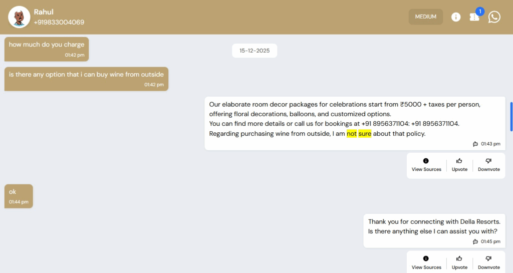 How To Improve Chatbot Responses? 3 How beyondchats handles questions
