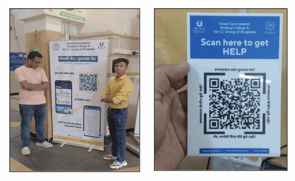 Beyondchats scanner across JJ hospital for AI chatbots
